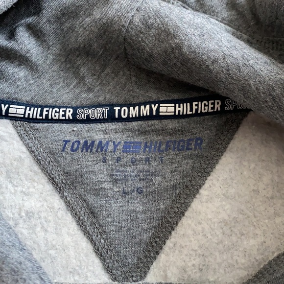 Tommy Hilfiger Sport Grey Cowl Neck Sweatshirt - Picture 5 of 5